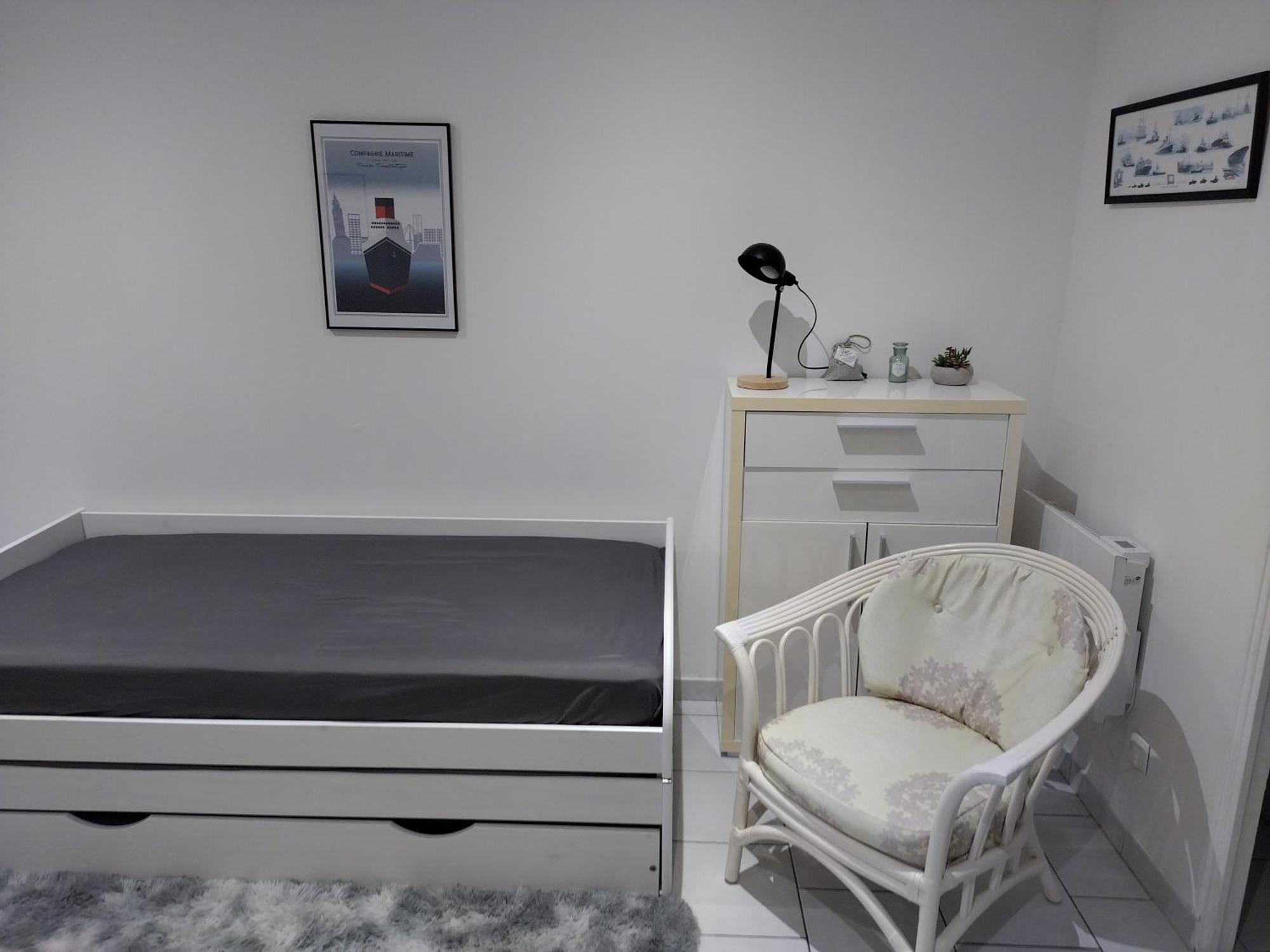 Studio Charmant Canape Lit Netflix Prime Video Wifi Dazn Le Havre Exteriör bild